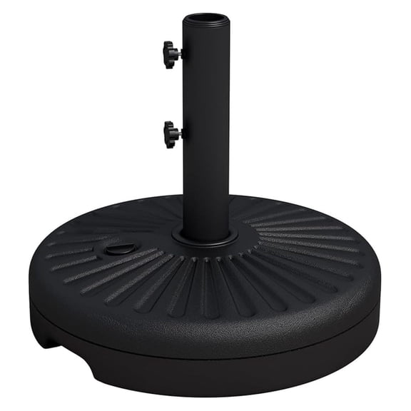 Umbrella Base Outdoor 82lbs Water Filled, Patio Umbrella Stand Heavy Duty - Black, Fits 6-10ft Umbrellas, Φ1.5-1.9" Pole, Rustproof Stand
