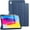 dark blue, variant on iPad Case,Compatible with iPad (A16) 11th Generation Case 11 Inch 2025,for iPad 10th Generation Case 10.9 Inch 2022 with Pencil Holder,Slim Trifold Stand Protective Cover with Soft TPU,Black