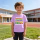 thumbnail image 5 of Blusas y camisas de manga corta con cuello redondo para niños y niñas, camisetas gráficas de manga corta, blusas con estampados bonitos para la temporada escolar., 5 of 9
