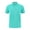 Mint Green, variant on Mens Golf Shirts Casual Short Sleeve Athletic T-Shirts Classic Contrast Collar Shirt with Pocket Red XXXXL(XXXXL)