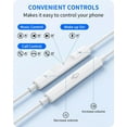 thumbnail image 3 of MINSUI-2 Packs USB C Headphones for iPhone 17/16/15 Earbuds with Mic & Volume Control, Type C Earphones Wired for iPhone 17 16 15 Pro Max, for iPad Pro, Galaxy S25/S24/S23/S22/S21/S20 Ultra Note 10/2, 3 of 4