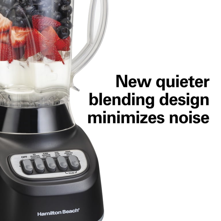 Hamilton Beach Quiet Kitchen System Smoothie Blender, 48 oz. Jar
