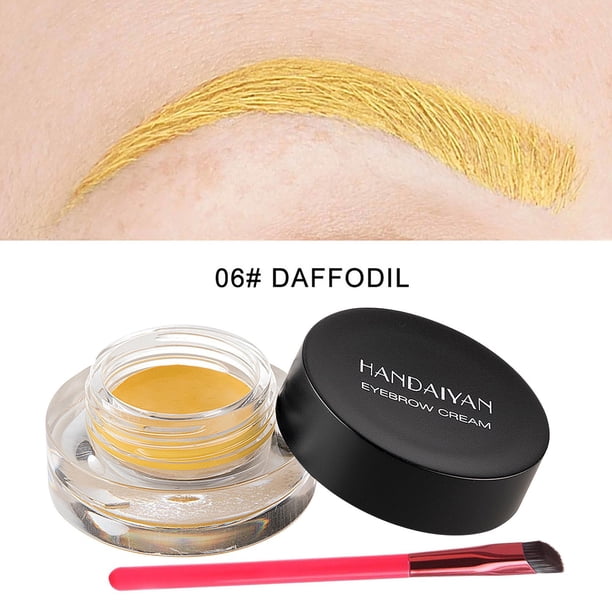 Fiudx Juego de Brochas para Cejas, Brocha Angular Multifuncional, Aplicador de Precisión de Fibra Suave, Mango Ergonómico, Incluye Crema para Cejas, Ideal para Amantes Del Maquillaje, Fácil de Usar.
