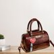 thumbnail image 1 of Bolso de mano con estampado de piedra para mujer, bolso de mano para trabajo, señora, negocios, vacaciones, desplazamientos Marrón, 1 of 8