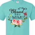 thumbnail image 4 of Inktastic Blessed to Be a Mimi with Pink Flowers T-Shirt, 4 of 5