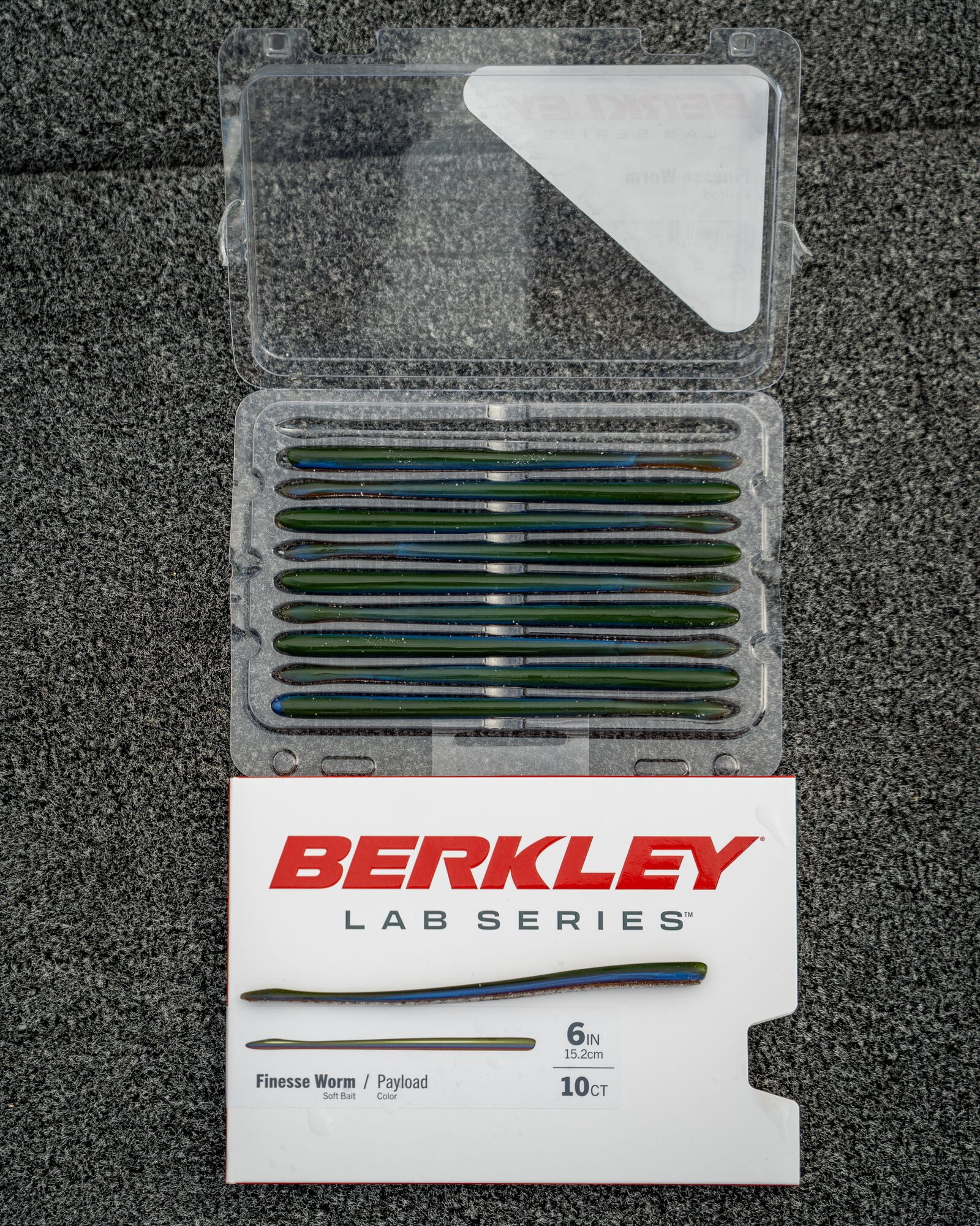 Berkley Lab Series™ Finesse Worm, 6 in, Bold Bluegill (10 Count)