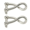 thumbnail image 2 of Grillete de Torsión, Grieta del Pasador de Tornillo Grieta Universal Pulido de Alta Resistencia Resistente a la ÓXido de 10 mm de 10 mm Para El Bote de Pesca para El Yate, 2 of 7