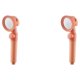thumbnail image 3 of Yuarrent Cabezal de ducha de baño presurizado ajustable, cabezal de ducha ahorrador de agua, soporte para boquilla de SPA, manguera, accesorios Naranja+rosa 1# 2Conjunto, 3 of 6