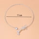 thumbnail image 4 of gargantilla collar,Gargantilla de cristal Mariposa Collar de mujer Mujer,Gargantilla dulce espumoso Collar de joyería de moda,Gargantilla abierta con colgante de mariposa creativa de, 4 of 9