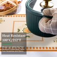 thumbnail image 3 of Leather Placemats, Dining Table Mats Set of 4 Heat-Resistant Non-Slip Washable Kitchen Place Mats Table Decor, 3 of 7