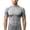 Dark Gray#27, variant on Compression Shirt Men Mock Turtleneck Raglan Short Sleeve Athletic Workout Muscle T Shirts Slim Fit Undershirts Dark Gray L