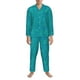 thumbnail image 3 of Balery Blue Green Glitter Pijama para Hombre de Dos Piezas con Manga Larga, Conjunto de Dormir y Descanso Suave con Bolsillos-Large, 3 of 7