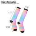 thumbnail image 5 of Balery Colorful Glitters Fun Novelty Socks Men'S Women'S Crew Socks Funny Crazy Novelty Socks Quirky And Cool Socks, 5 of 9