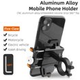 thumbnail image 3 of MobilePhone Holder Bicycle MobilePhone Navigation Fixed Bracket Bike Handlebar Aluminum Alloy MobilePhone Holder, 3 of 8
