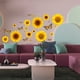 thumbnail image 3 of 22 piezas de calcomanías de pared de girasol, calcomanías de flores amarillas extraíbles, impermeables, 3D, mariposas florales, calcomanías de pared, decoración DIY para niños, dormitorio de bebé, sa, 3 of 4