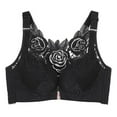 thumbnail image 4 of Front Close Bra for Women Push Up Wirefree Bra Seamless Comfort Brassiere, 4 of 9