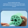 thumbnail image 4 of ABS Electric Cleaning Vacuum Round Solid Color Replacement Handheld Wireless Portable Battery Powered Dust Remover Duster Blue, 4 of 9