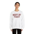 thumbnail image 4 of Toast Sweatshirt Gifts Crew Neck Shirt Long Sleeve Unisex, 4 of 7