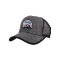 thumbnail image 2 of Top Headwear Courage Patch Straw Adjustable Trucker Hat - Grey/Black, 2 of 2