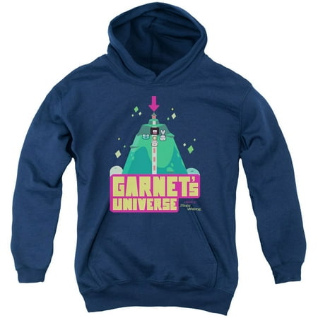 Garnet Mens Sweatshirt - Steven Universe Men's Garnet's Universe Hooded Sweatshirt Navy
