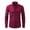 Wine, variant on JURANMO 90 off Clearance Sale Dress Shirts for Men Solid Long Sleeve Wrinkle-Free Formal Shirt Business Casual Muscle Fit Button Down Shirts Work Tops White L