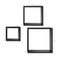 thumbnail image 4 of Mainstays Wood Cube Shelf Set Modern 4"x9", 4 of 6