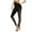 Black-3, variant on Women Goth Flare Pants Hollow Out Lace High Waist Bell Bottom Trousers Sexy Bandage Streetwear Pants