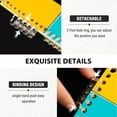 thumbnail image 3 of FORMRS 1-Subject Spiral Notebook 8" x 5" College Ruled 60 Refillable Sheet A5 Hard Cover, 2 Pack, Blue Checkered Pattern, 3 of 7
