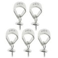 thumbnail image 2 of Paquete de 2 a 5 broches  para colgantes y fornituras de perlas 0,3x0,9 2 piezas Gloria  Clips colgantes, 2 of 9