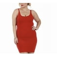 thumbnail image 2 of InstantFigure Curvy Plus Size Short Sleeveless Scoop Neck Dress 168031C, 2 of 13