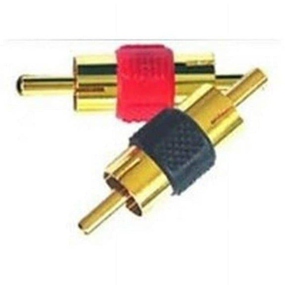 Gold Double Male RCA Splice