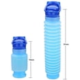 thumbnail image 3 of Urinario de emergencia de 750 ML, portátil, mini, para acampar al aire libre, para viajes, retráctil, personal, móvil, orinal, orinal, botella para niños y adultos Zhivalor DCF115-2, 3 of 4