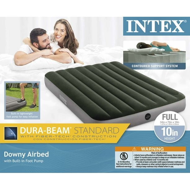 Matelas gonflable Classic Downy 1 place Large INTEX