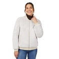thumbnail image 4 of Free Country Women's Stratus Lite Reversible Quilted Bomber Jacket Oat XS, 4 of 9