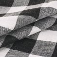 thumbnail image 3 of Uxcell Set of 2 Linen Decorative Throw Pillow Covers for Sofa Home Bedroom Black Grid 18" x 18", 3 of 6
