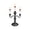 A, variant on 11.8 inch Halloween Skeleton Candle Holder, Skull Base LED Flameless Candle Lamp, Spooky Atmosphere Light for Tabletop Scene Decoration Display