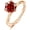 Red, variant on Dainty 1 Carat Moissanite Rings for Women Round Cut D Color VVS1 Twisted Lab Rose Gold Diamond Rings 925 Sterling Silver Moissanite Engagement Ring for Wife Bridal