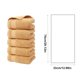 thumbnail image 2 of Juego de toallas de baño premium de 5 piezas, extra absorbentes, de algodón de secado rápido, para baños de invitados y días de spa en casa. Aestivo | Naranja | AESTIVO, 2 of 7