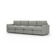 thumbnail image 1 of Sofá Seccional Modular 4 Plazas Moderno | Gris Niebla, 1 of 8