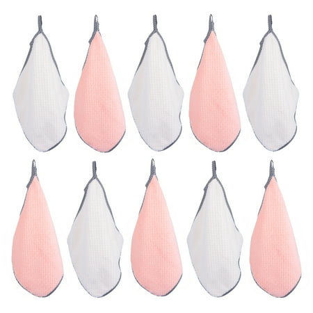

10 Pcs Practical Washing Towel Kitchen Cleaning Cloth Household Dish Towel