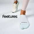 thumbnail image 7 of Feetures Elite Light Cushion Invisible Socks - Anti-Slip Sport Sock Liner with Targeted Compression - Mint , Small (1 Pair), 7 of 7