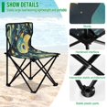 thumbnail image 4 of BZSMCE Camping Chairs Modern Starlit Dragons Pattern Folding chair, 4 of 8