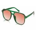 thumbnail image 1 of Lentes De Sol Xtellar verde Piloto Estilo Vintage De Plástico Lente Tea, 1 of 4