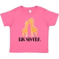 thumbnail image 3 of Inktastic Big Sister Announcement Girls Giraffe Girls Toddler T-Shirt, 3 of 5