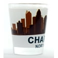 thumbnail image 2 of Charlotte North Carolina Sunset Skyline shot glass, 2 of 3