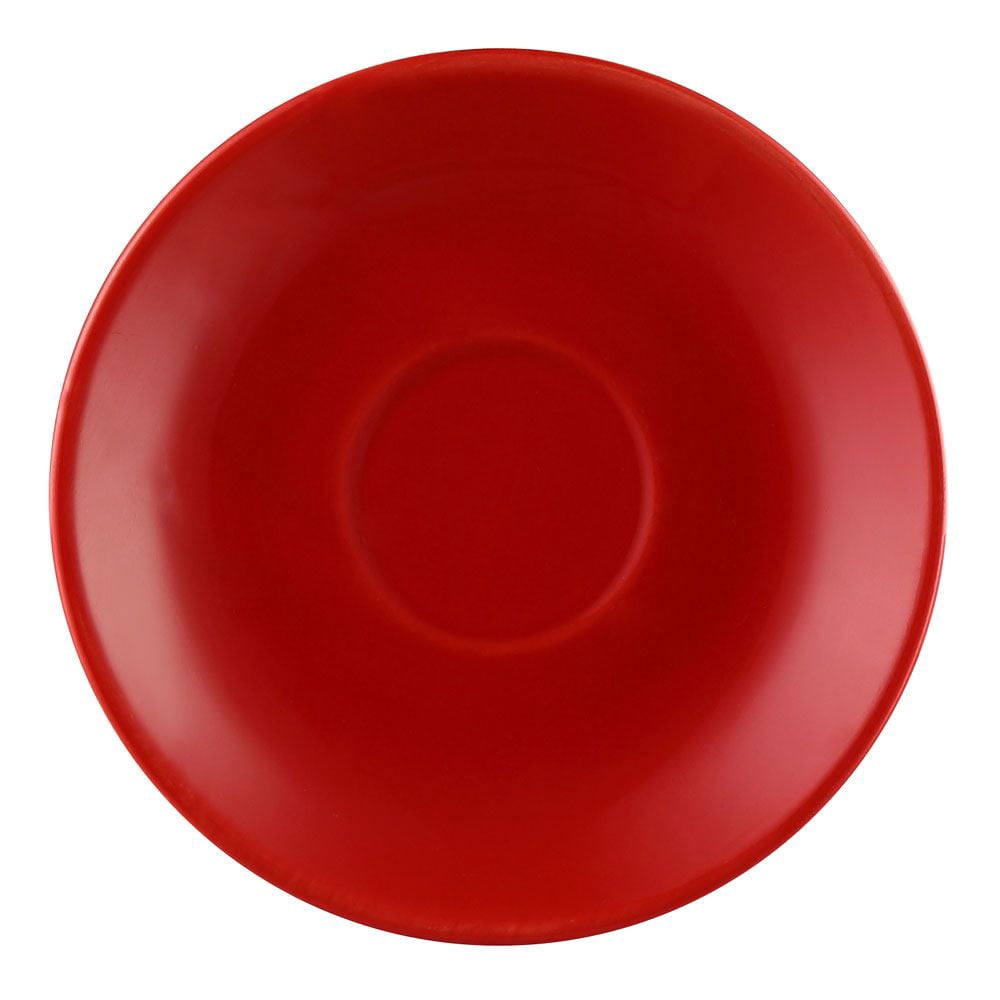 Las Vegas Saucer For 3 5 Oz Cup 4 1 2 Dia X 3 4 H Stoneware Red