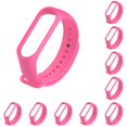 thumbnail image 2 of Seitruly Correa de repuesto para Mi 3 de TPU Correa de muñeca inteligente Reemplazar accesorios Rosa roja 10piezas, 2 of 4