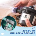 thumbnail image 3 of Cama inflable de viaje para niños pequeños Deeteck portátil de 152 cm con bomba, 3 of 9