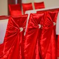 thumbnail image 3 of Paokuoon Chair Cover Removable Chair Cover Protector Satin Skirted Back Self tie Chair Cover for Events, 3 of 6