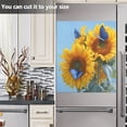 thumbnail image 6 of Dishwasher Sticker Magnetic Dishwasher Sticker Magnetic Decorative Sticker Refrigerator Sticker Dishwasher Decorative Stickers Sunflowers and Butterflies, 6 of 6